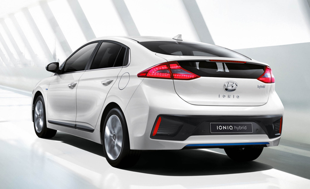 Hyundai Hybrid Ioniq Rear Profile