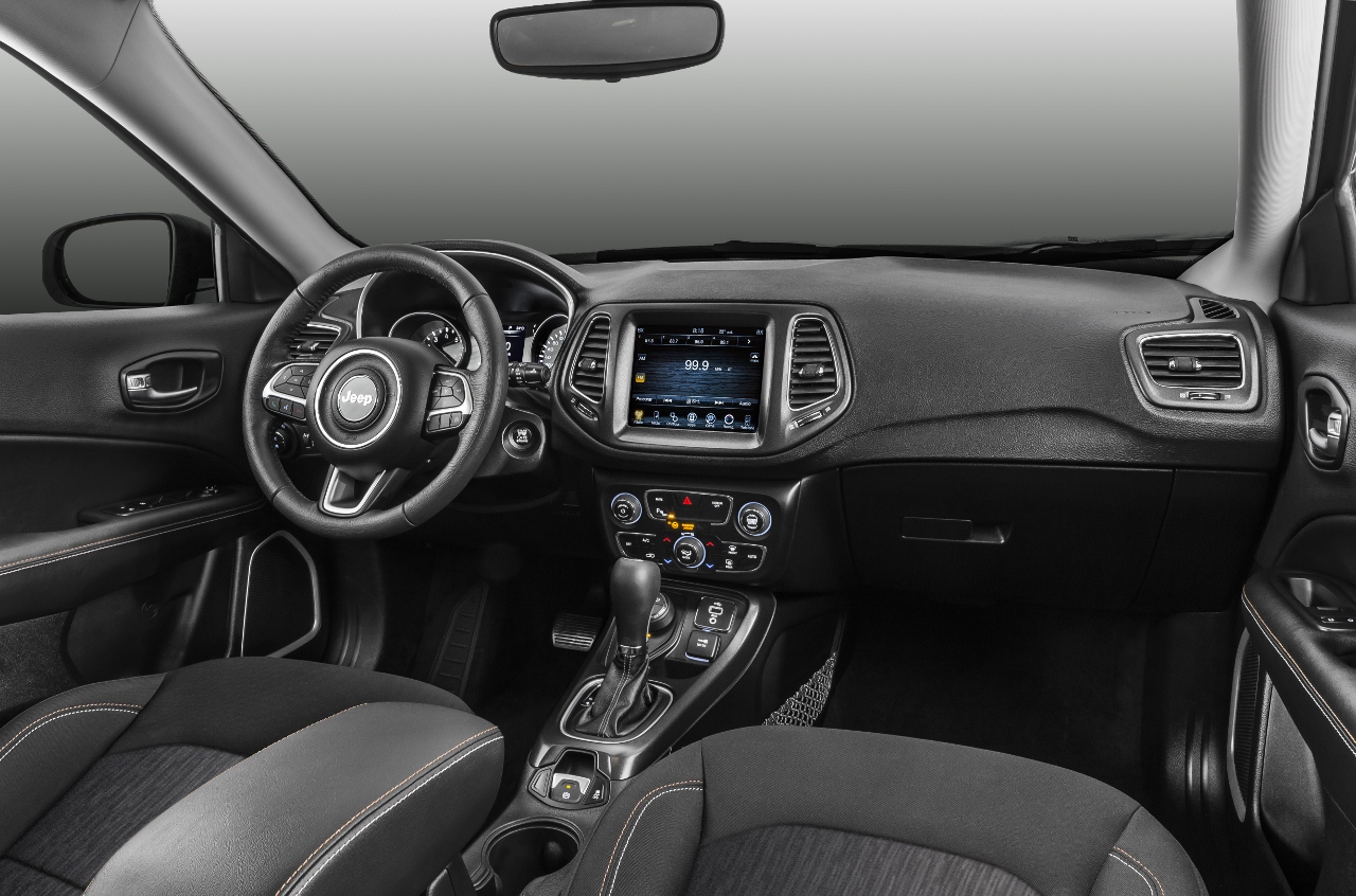 Interior of the India-Based Jeep Compass