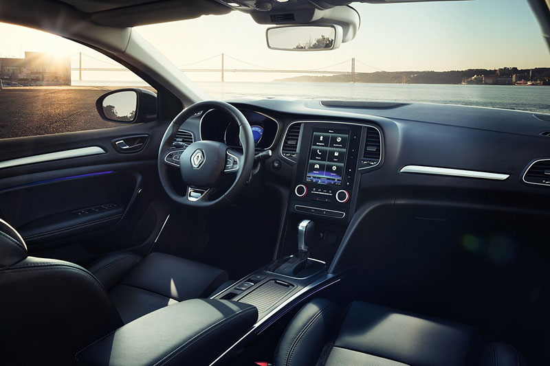 Interior of the India-Bound Megane Sedan 