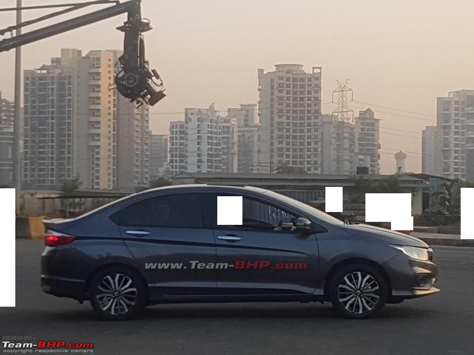 2017 Honda City Facelift Spotted in India While Ad-Shoot side Profile