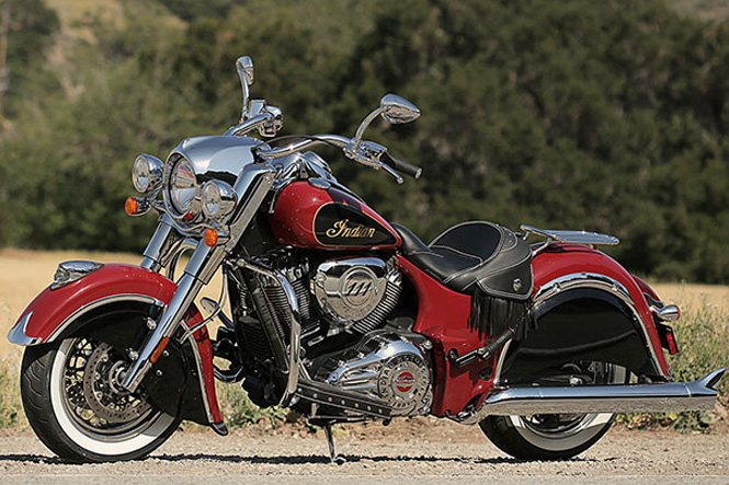 Indian Motorcycles with Two-Tone paint scheme