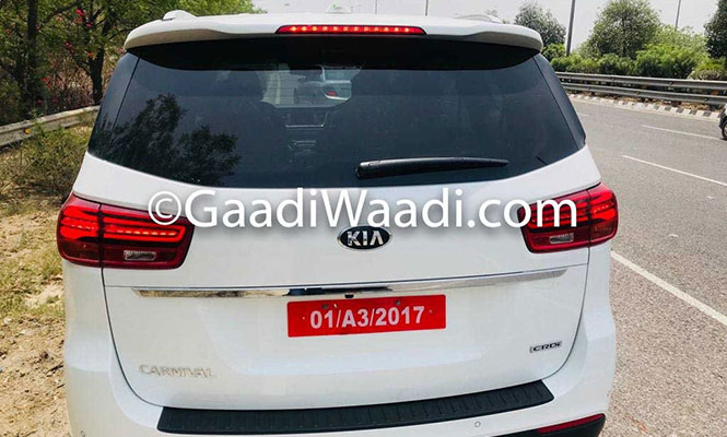 Innova Crysta Rival Kia Grand Carnival MPV Rear