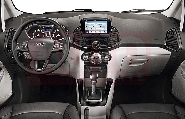 Interior of the 2017 Ford EcoSport