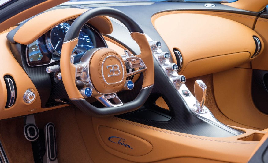 Bugatti Chiron Inside the Cabin