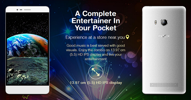 Intex Aqua Music with 5.5-inch HD display