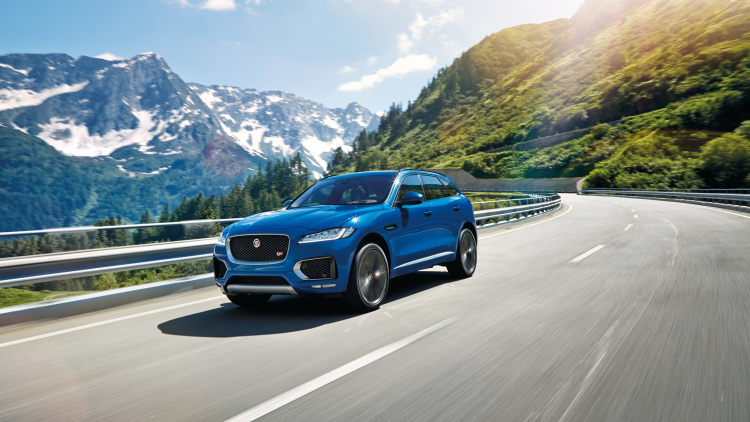 Jaguar F-Pace SUV India on the Track