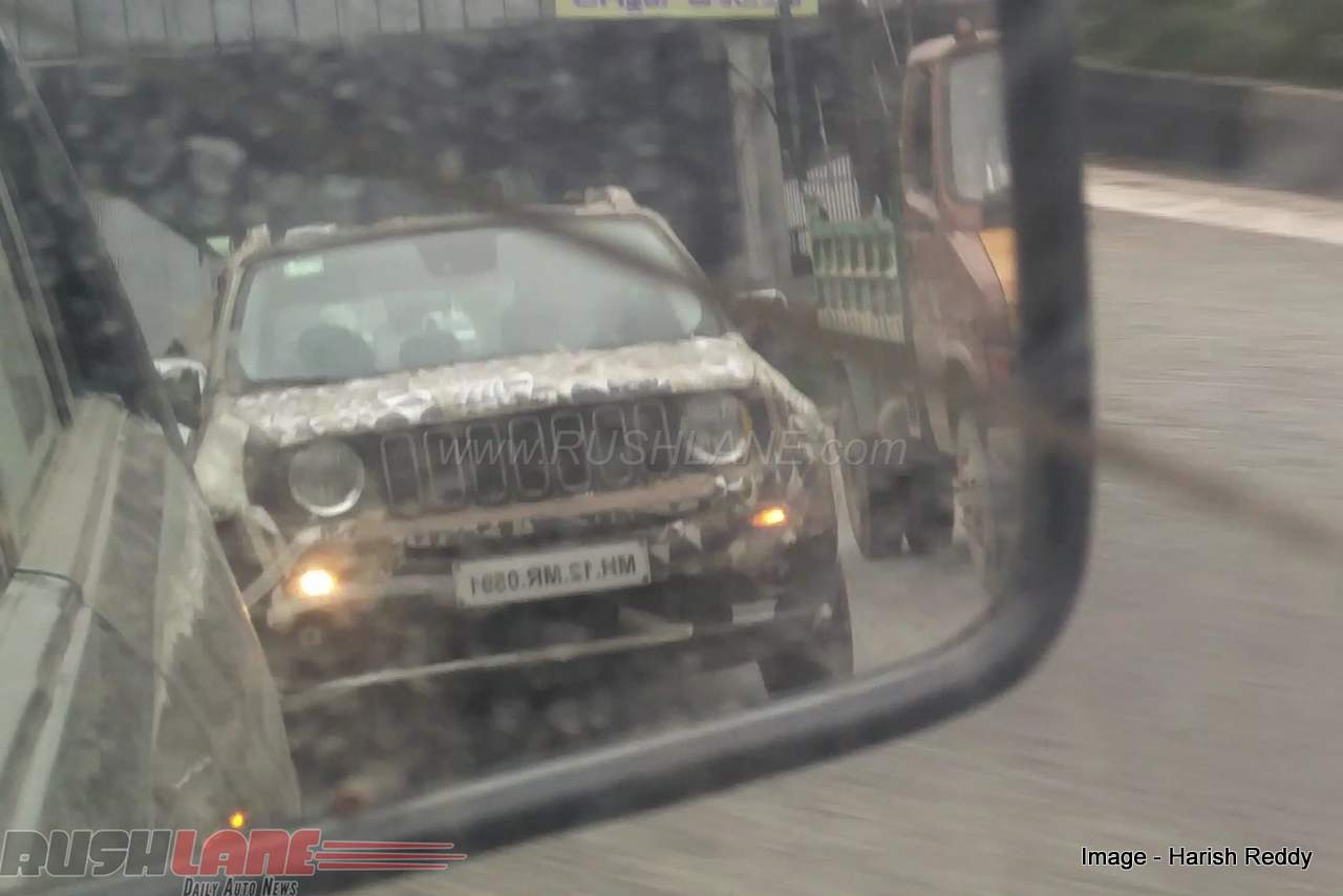 Jeep Renegade Spied Testing In India
