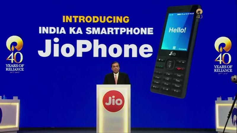 Reliance Jio Phone Launch Reliance Jio Phone Launch