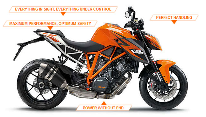 KTM 1290 Super Duke R with ABS