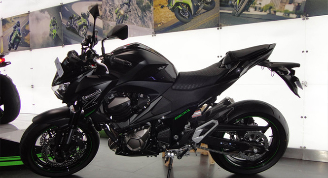 kawasaki india showroom