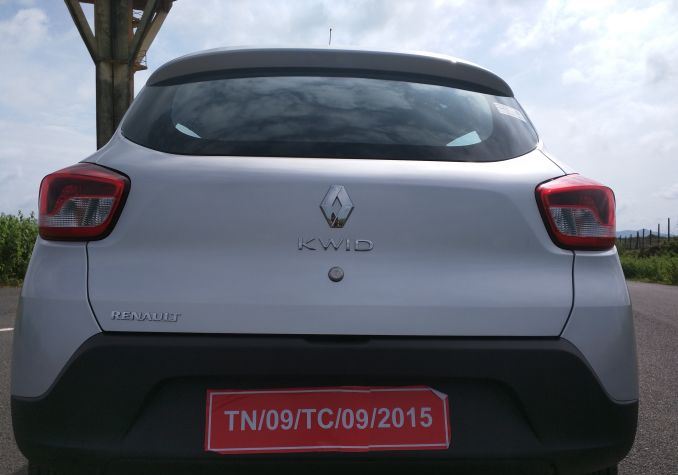 Renault Kwid Rear End