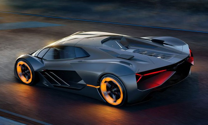 Lamborghini-Electric-Supercar-Rear