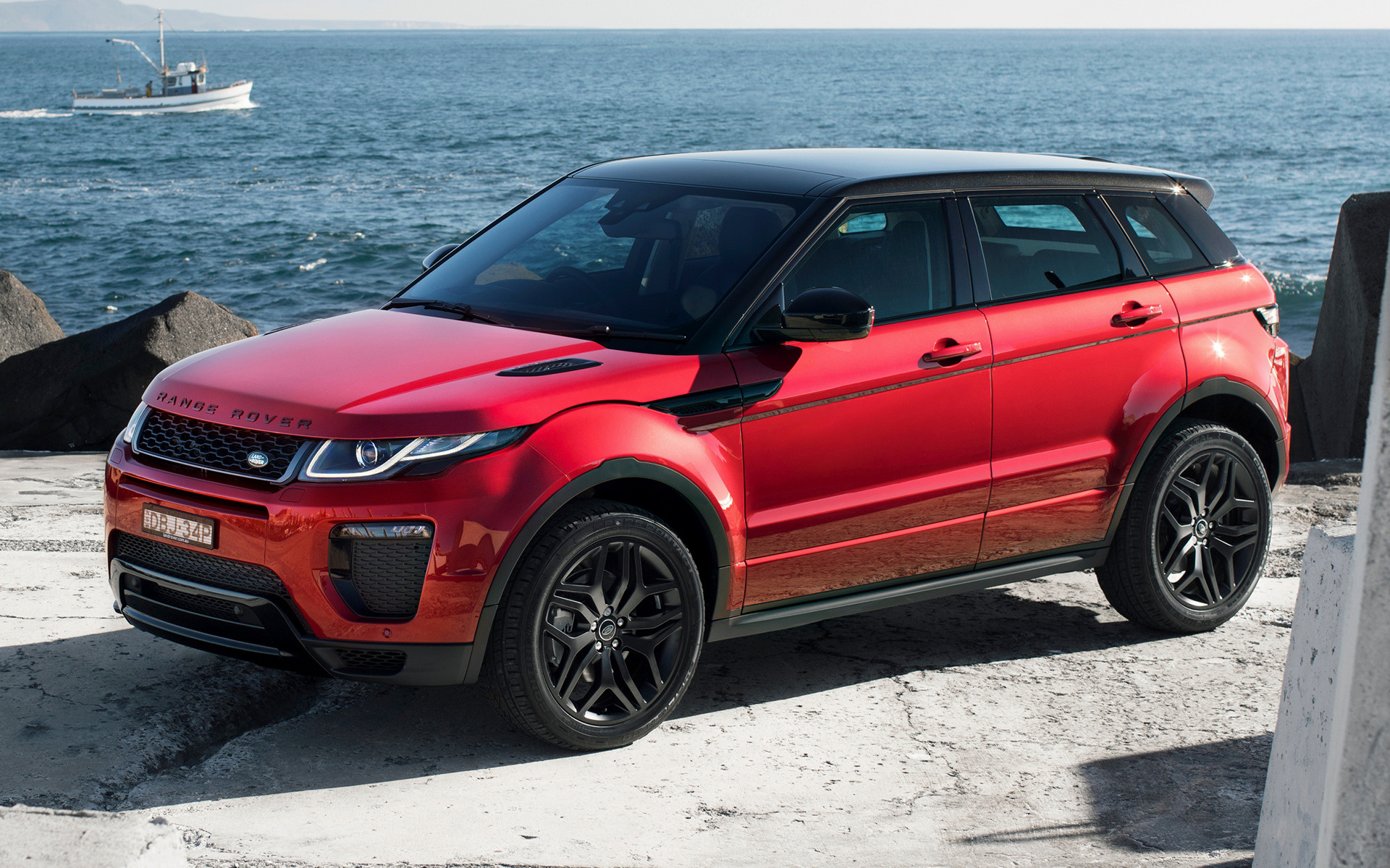 Land Rover Range Rover Evoque front Side Profile