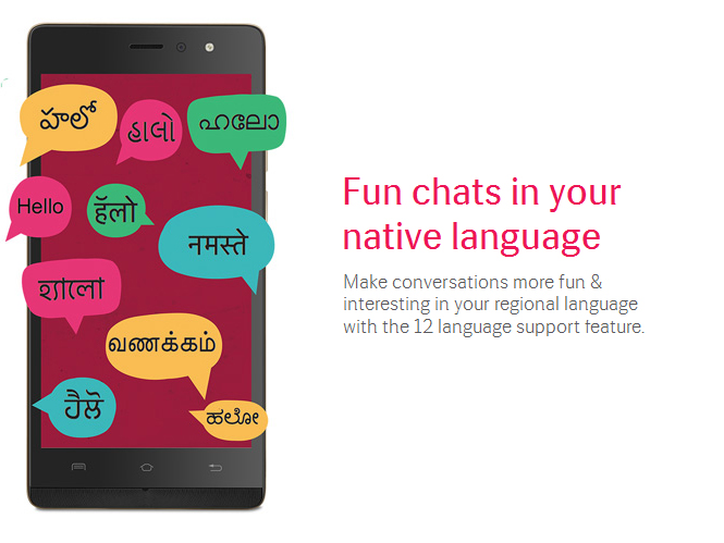 Lava A97 supports chatting in 12 regional languages