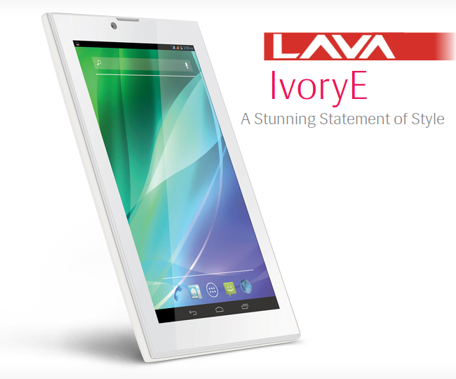 Lava IvoryE Voice calling tablet