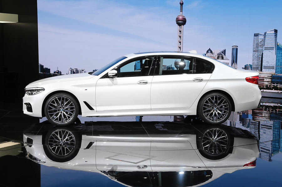 Next-Gen Long Wheelbase BMW 5-Series Displayed at Shanghai Auto Show Side Profile