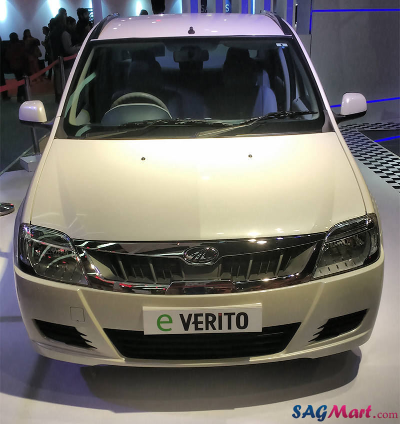Mahindra e-Verito Electric at the Auto Expo