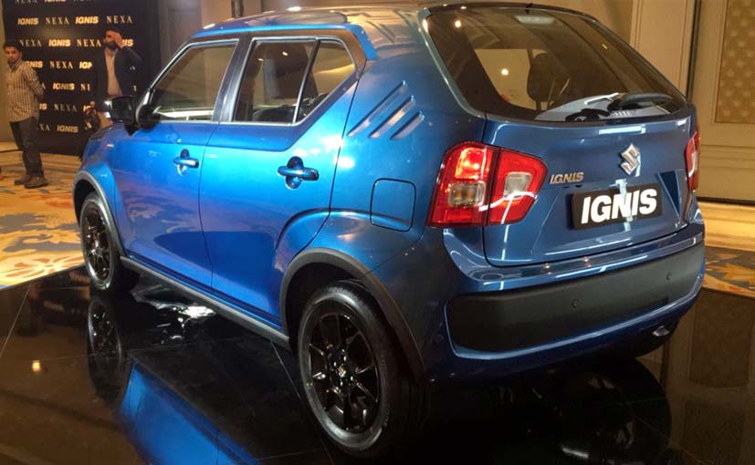India Bound Suzuki Ignis at rear end India Bound Suzuki Ignis at rear end