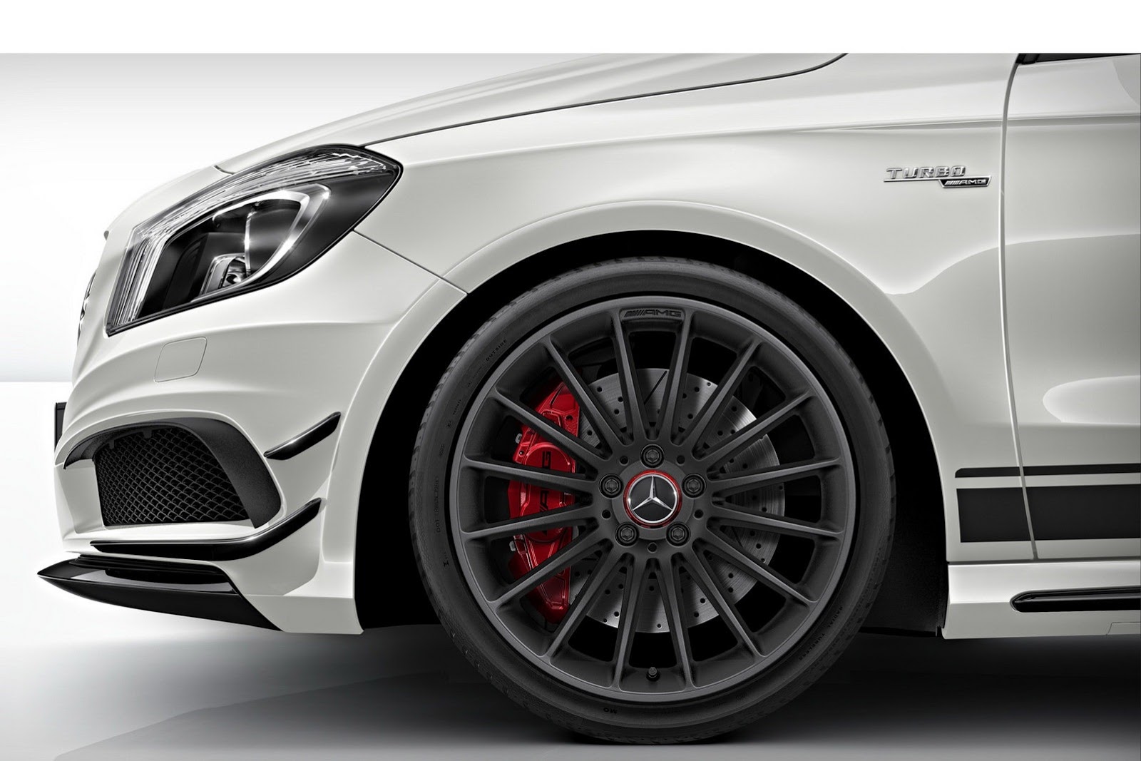 Mercedes A45 AMG side front