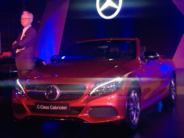 Mercedes C 300 Cabriolet from the launch event