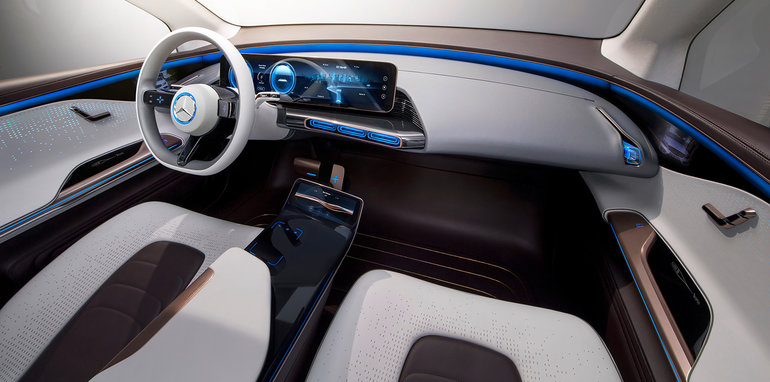 2016 Paris Motor Show Mercedes Benz Generation-EQ concept interior