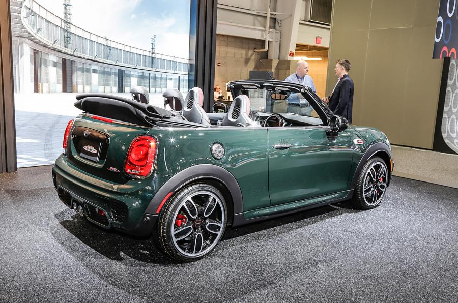 Mini John Cooper Works Convertible at the rear end