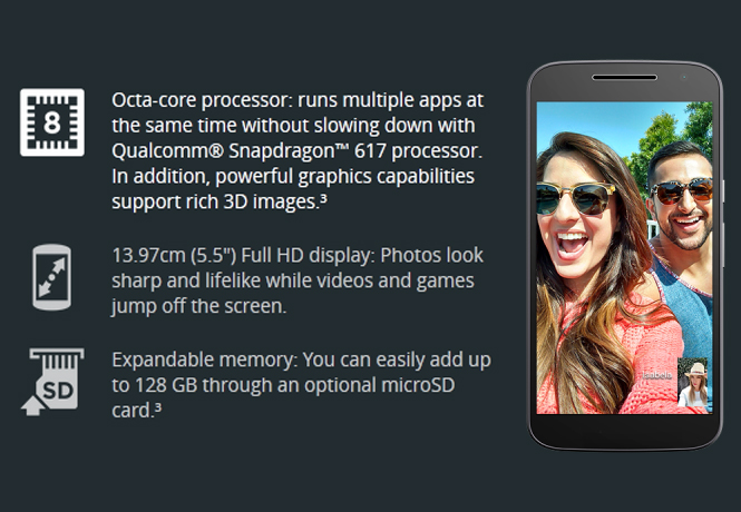 Motorola G4 Display