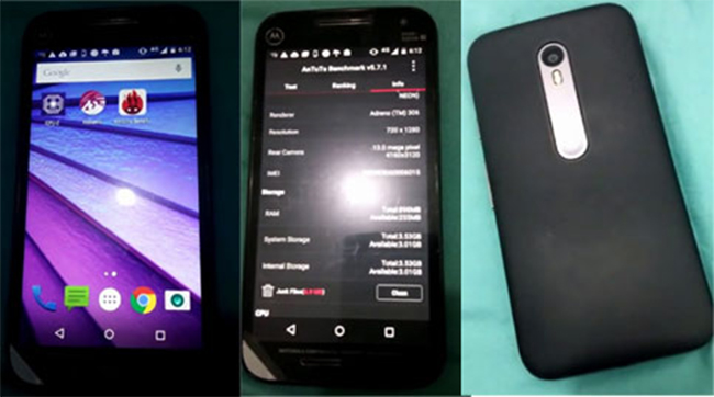 Moto G leaked pics