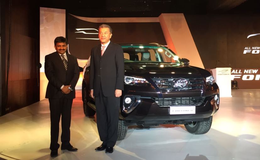 New 2016 Toyota Fortuner launched in India Event