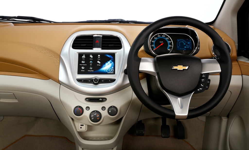 New 2017 Chevrolet Beat Interior Dashboard Profile India Launch in July