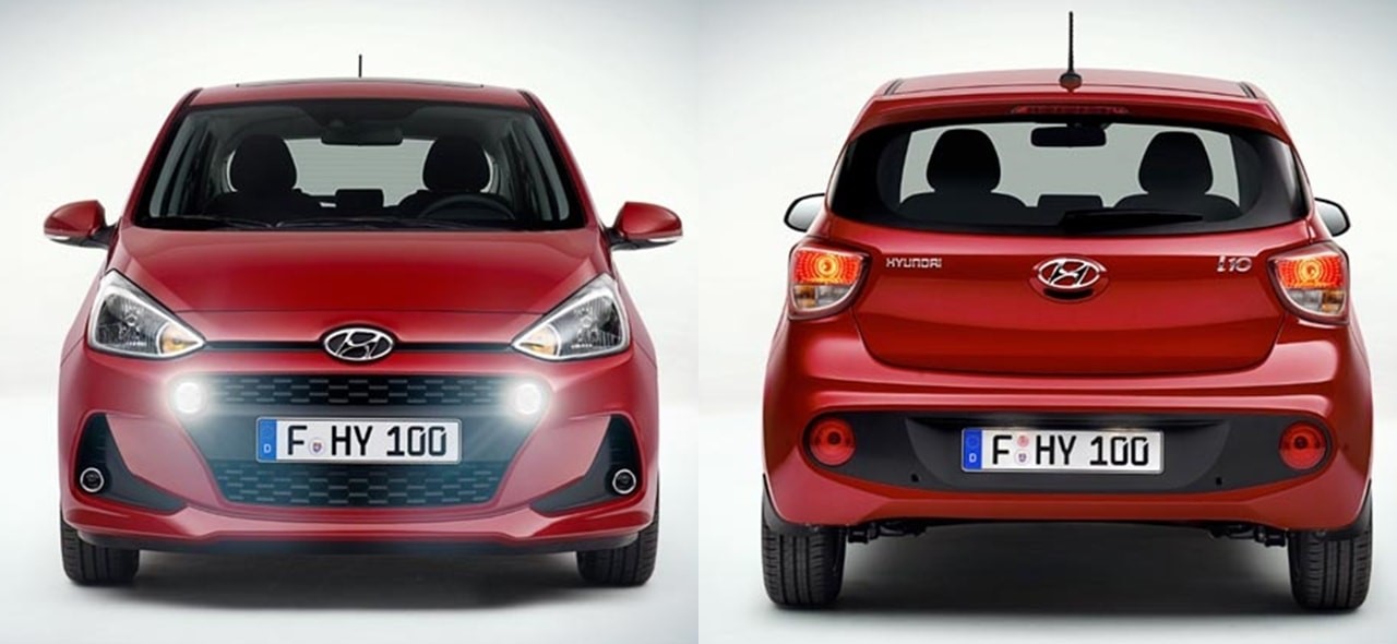 New 2017 Hyundai Grand i10 Facelift Front and Rear Fascia