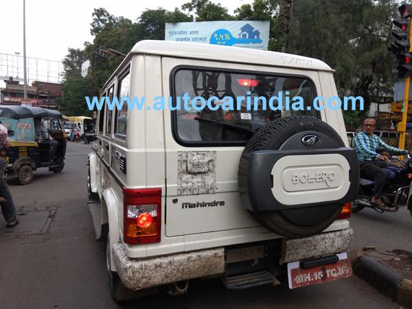 Mahindra’s New Mini Bolero Spy Rear Shotï¿½