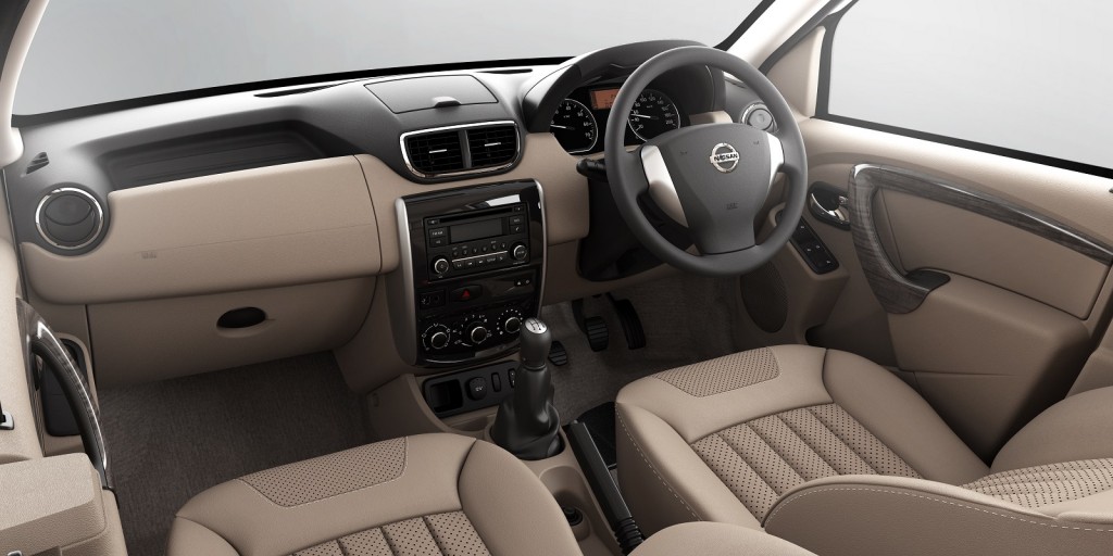New Nissan Terrano Facelift Set to Launch in India Interior profile