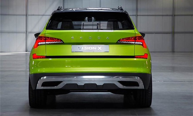 New-Skoda-SUV-Rear-view