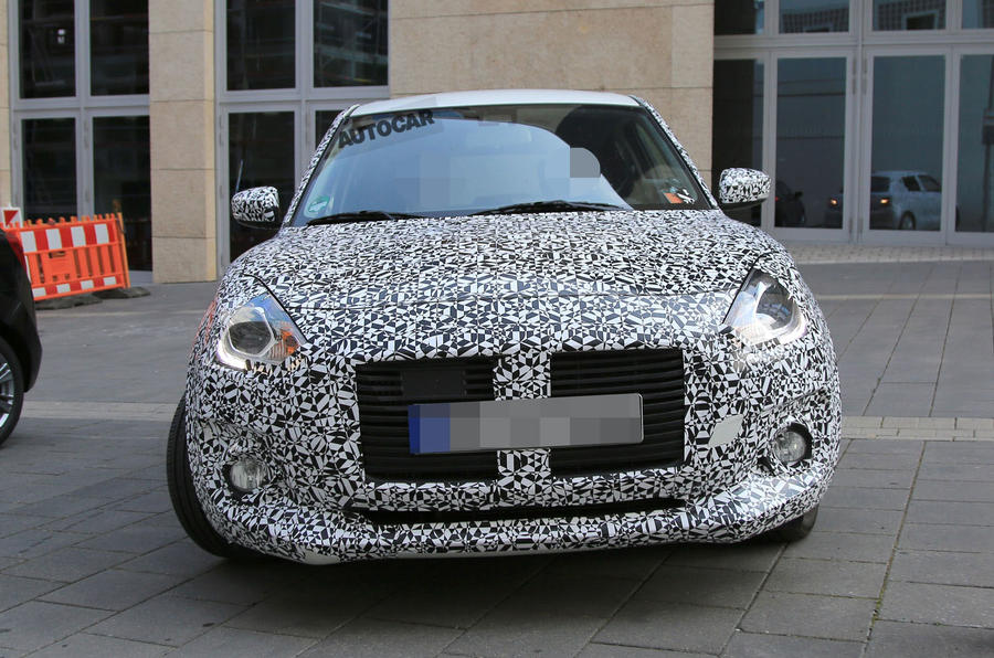 Next-gen Maruti Suzuki Swift Front Spy Shot