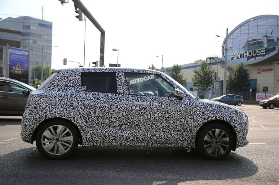 Next-gen Maruti Suzuki Swift Side Profile