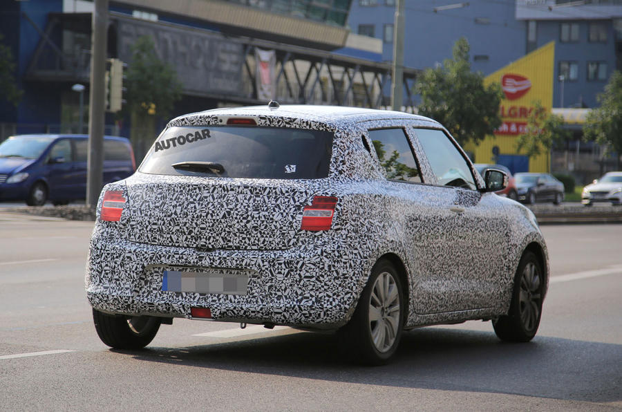 Next-gen Maruti Suzuki Swift Rear Spy Shot