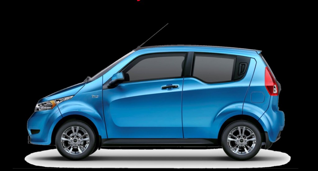 Next-Gen Four-Door Mahindra e2o Plus EV Side Profile