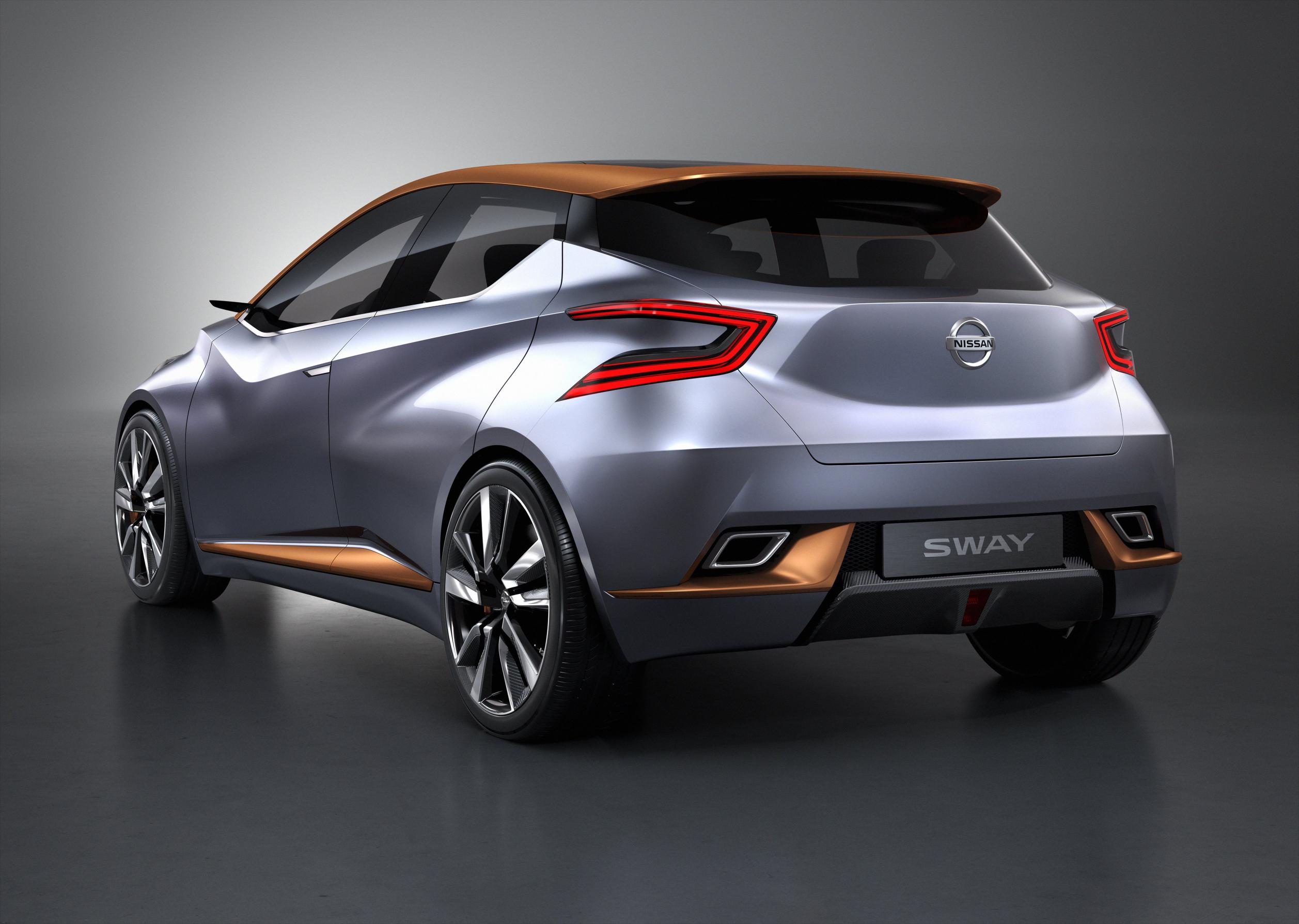 Next-gen 2017 Nissan Micra side rear Profile