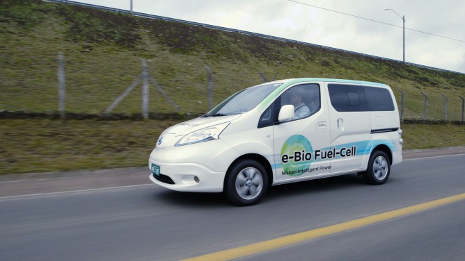 Nissan e-Bio Fuel-Cell Prototype