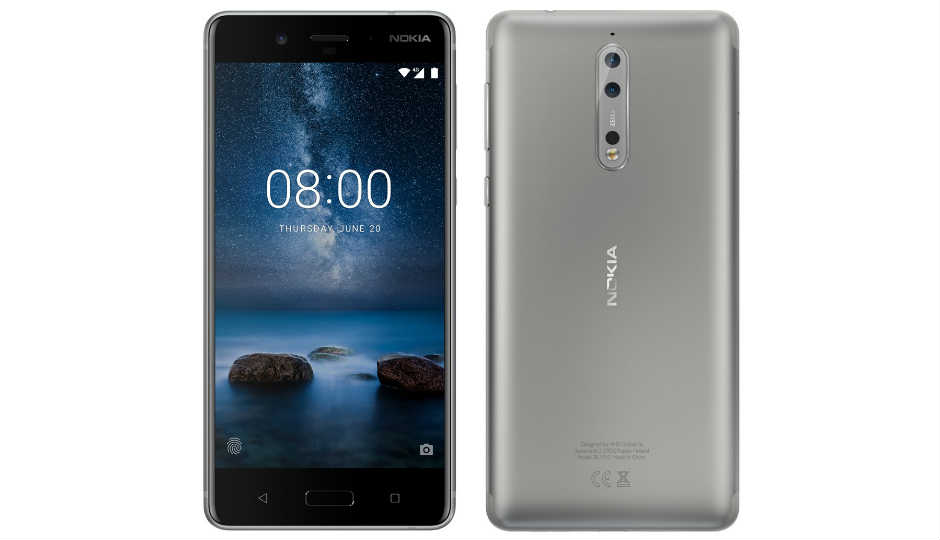 Nokia 8 Back and Front