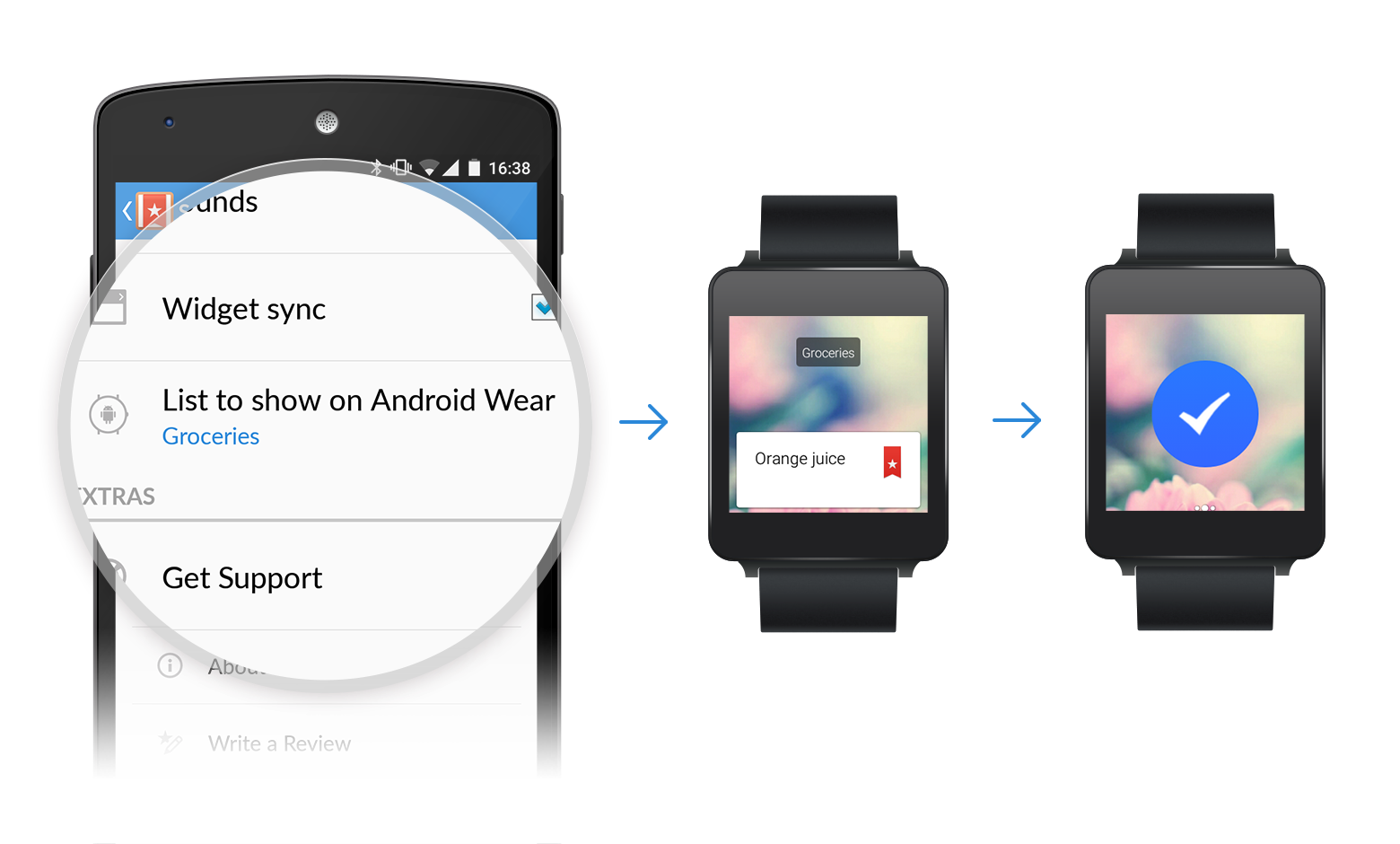 Android Wear notifications