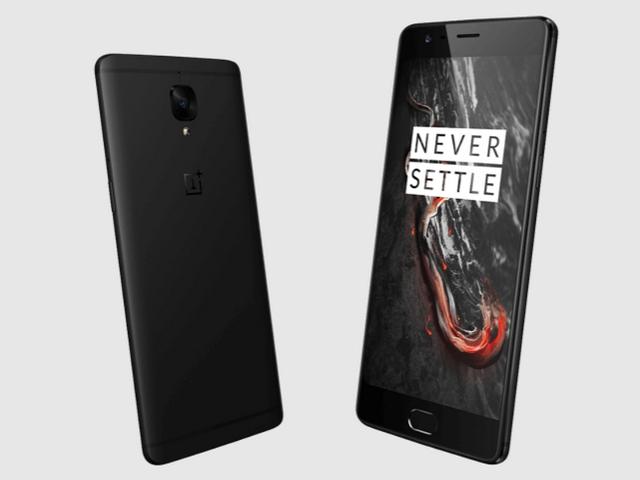 OnePlus 3T Midnight Black Back And Front