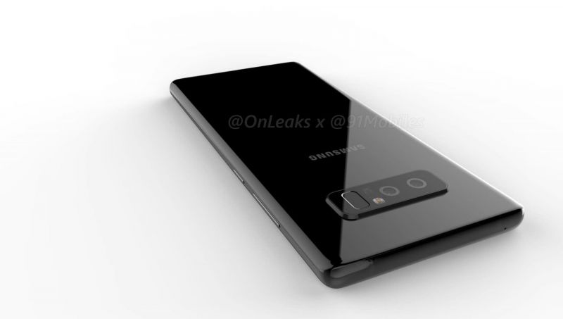 OnLeaks renders of Samsung Galaxy Note 8