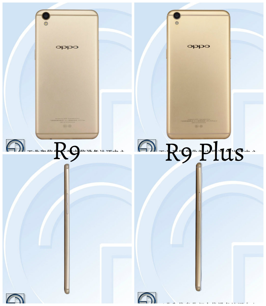 Oppo R9 and R9 Plus passes Tenaa