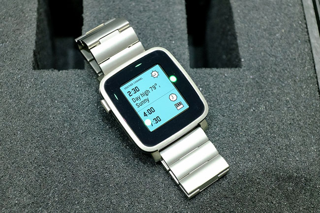 Pebble Time Steel