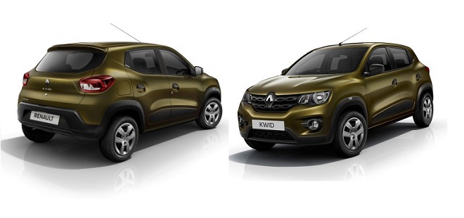 Renault Kwid Front and Rear