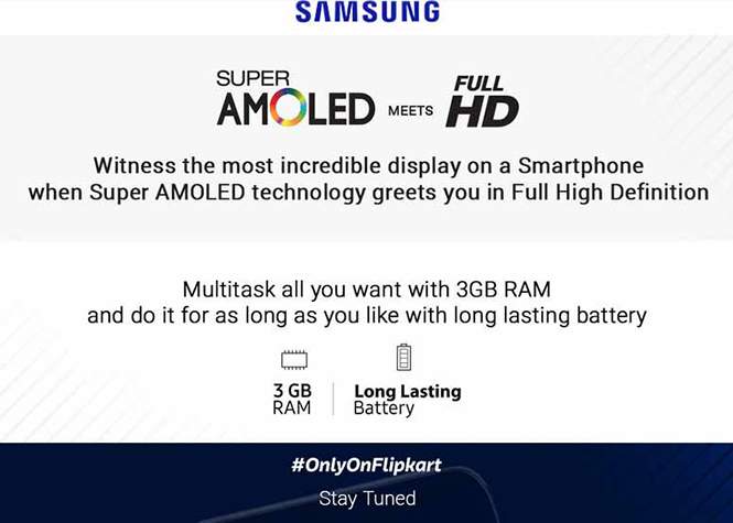 Samsung Galaxy On8 exclusively available on Flipkart