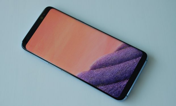 The Samsung Galaxy S8 with tiny bezels and no physical home button Samsung Galaxy S8