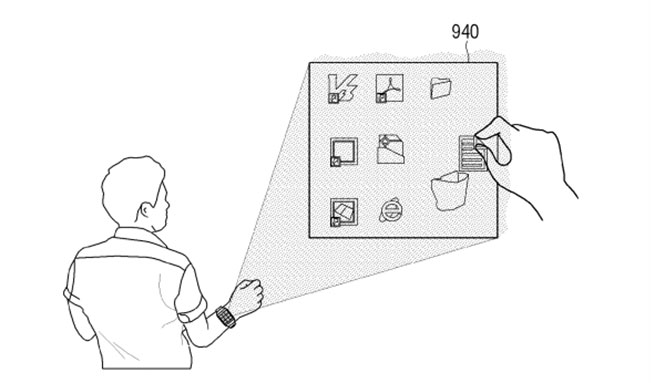 Wearable gadget captures images of the area being operated